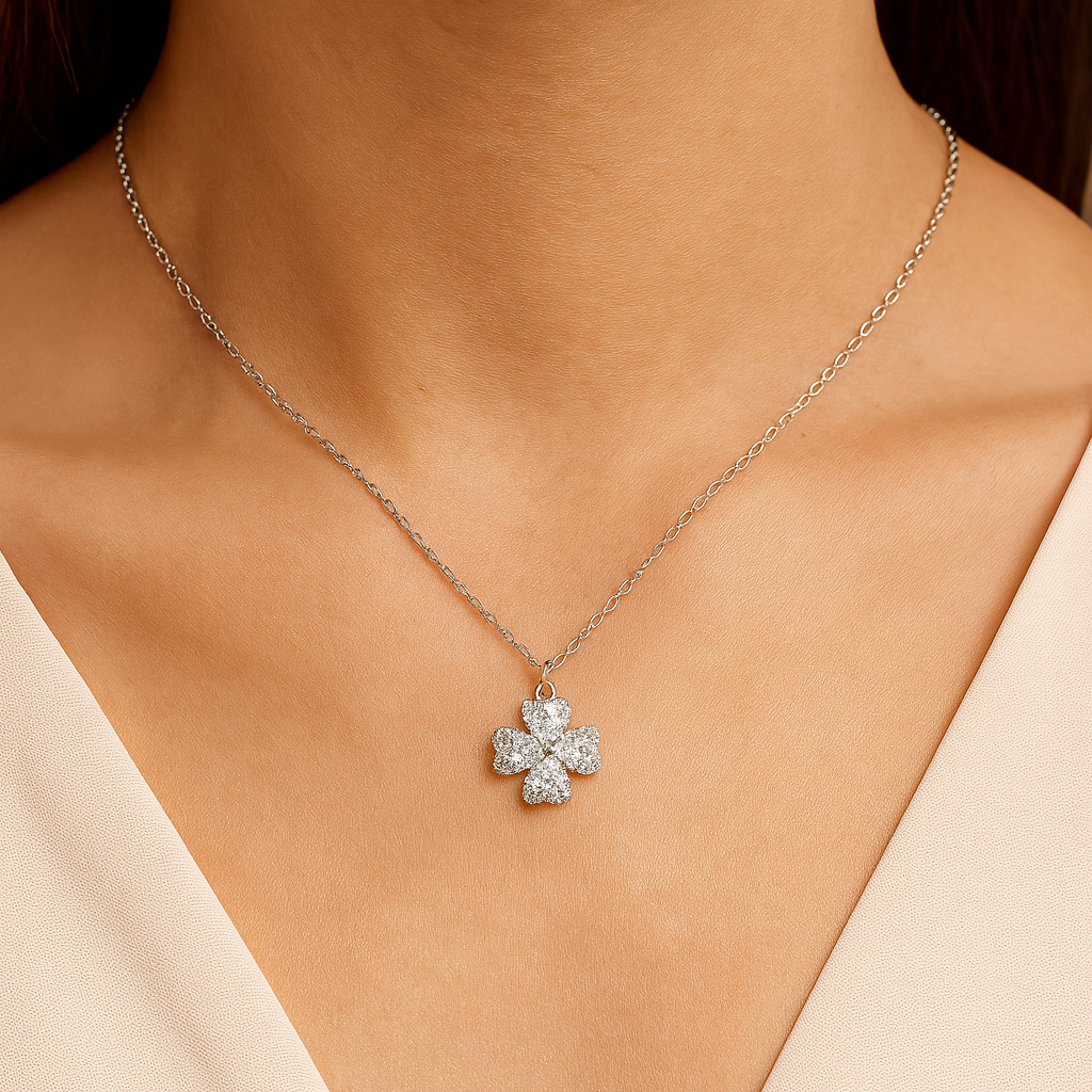 925 Sterling Silver Rotating Heart Necklace
