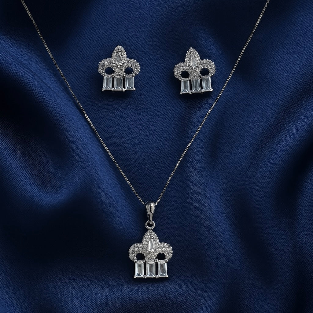 925 Sterling Silver Juliette Pendant Set