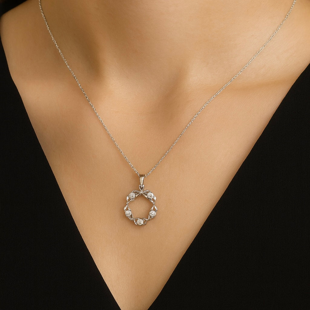925 Sterling Silver Scottie Necklace