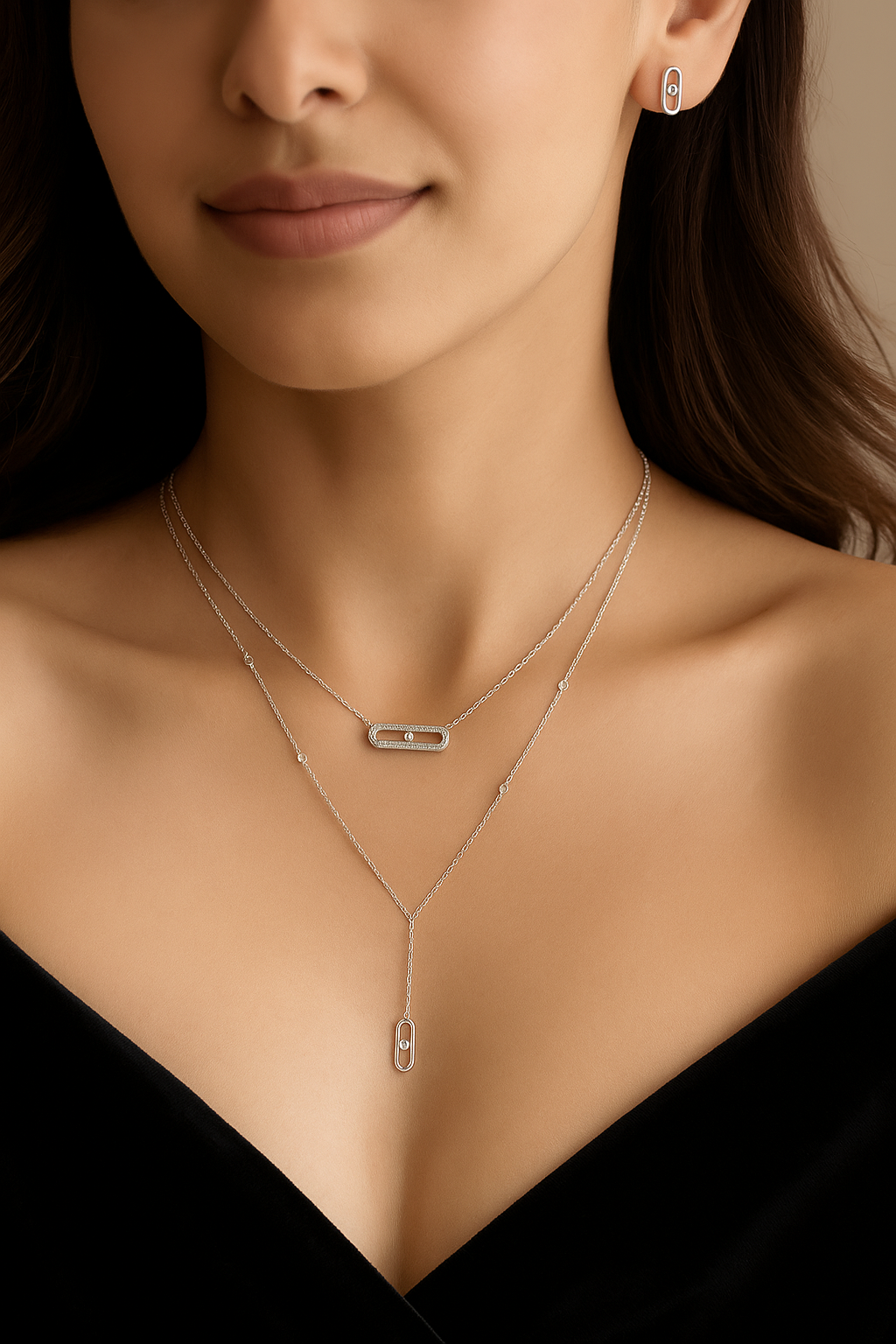 925 Sterling Silver Skylar Pendant Set