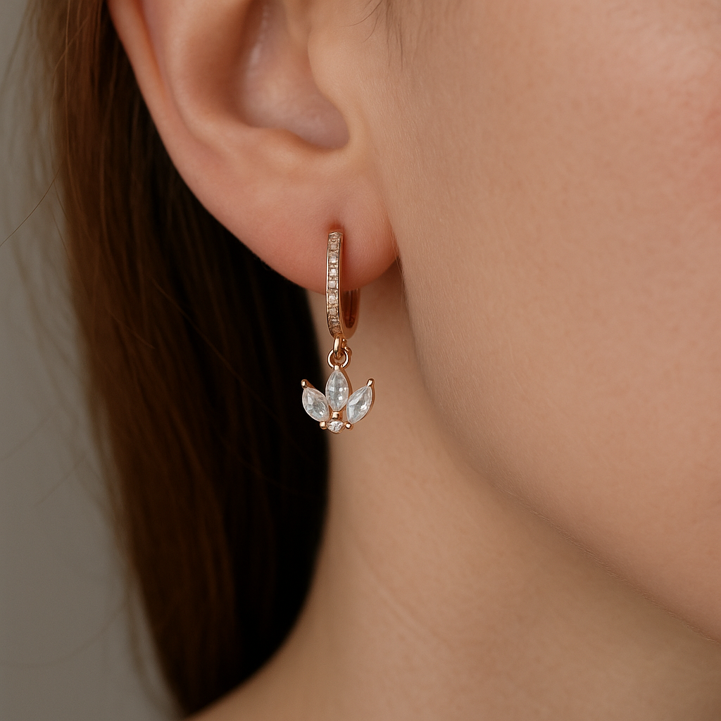 925 Sterling Silver Oakley Earrings