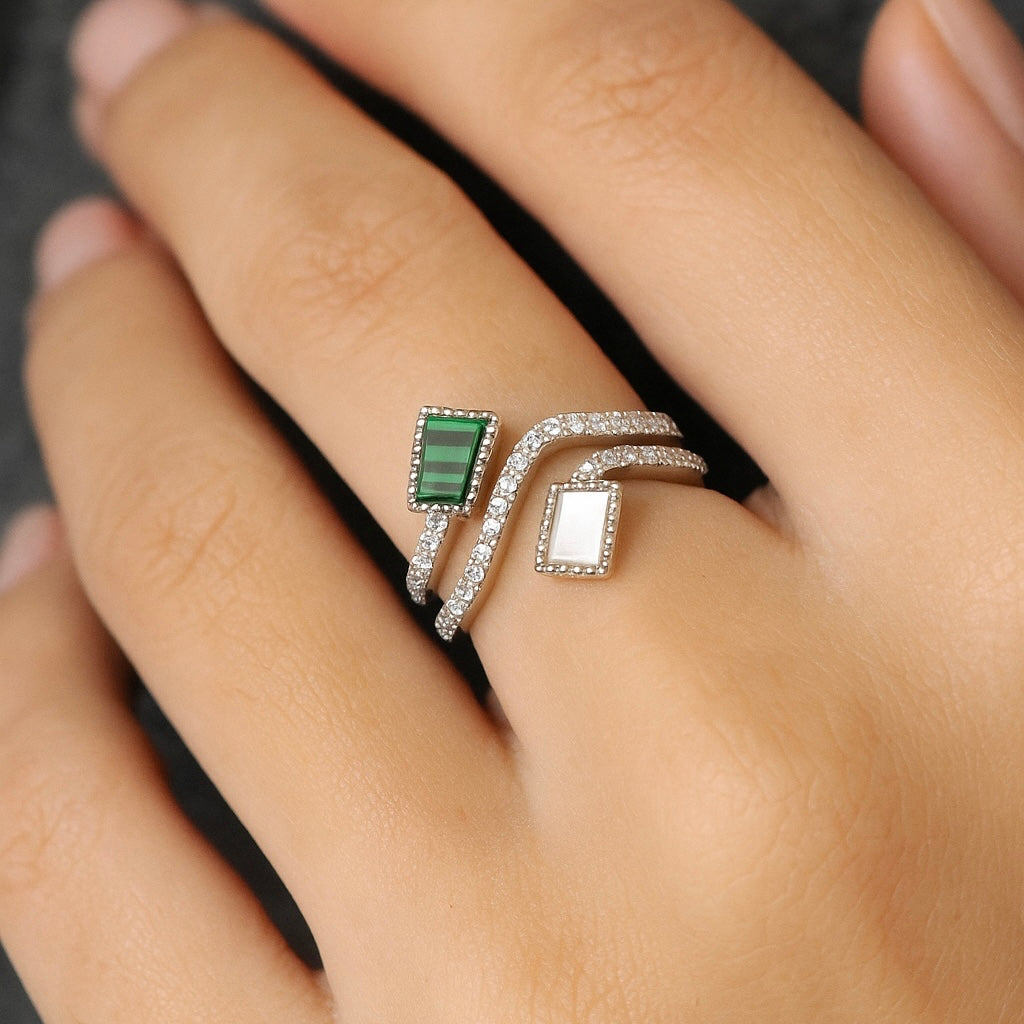 925 Sterling Silver Aurora Ring