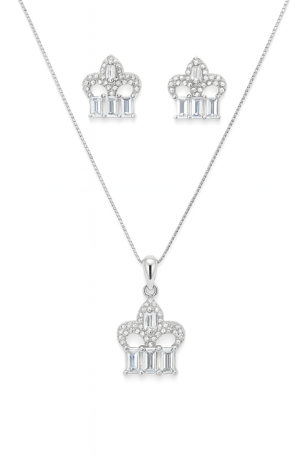 925 Sterling Silver Juliette Pendant Set