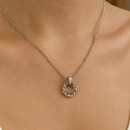 925 Sterling Silver Holly Necklace