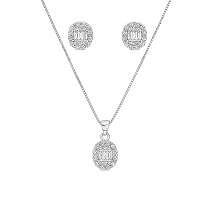 925 Sterling Silver Vivian Pendant Set