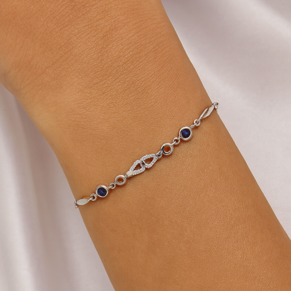 925 Sterling Silver Alyssa Bracelet