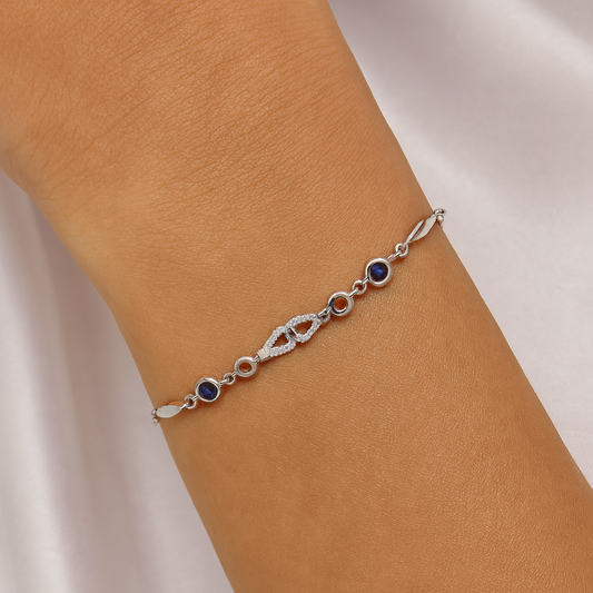 925 Sterling Silver Alyssa Bracelet