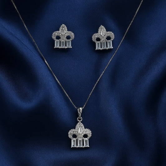 925 Sterling Silver Juliette Pendant Set