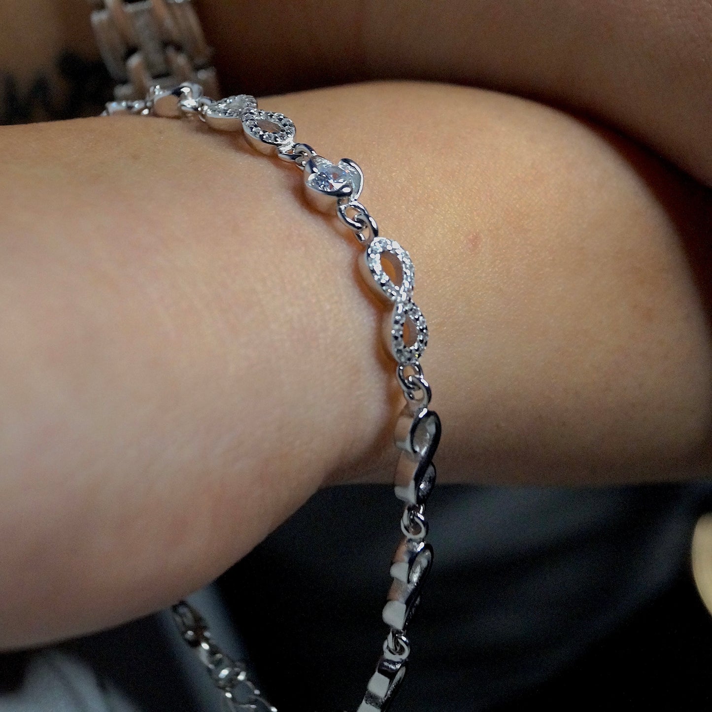 Silver Infinity Bracelet