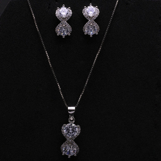 Silver Mae Pendant Set