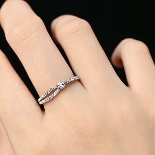 925 Sterling Silver Willow Ring