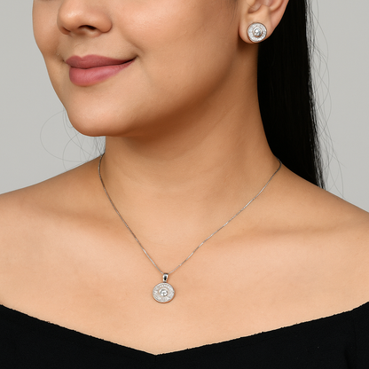 925 Sterling Silver Rylee Pendant Set