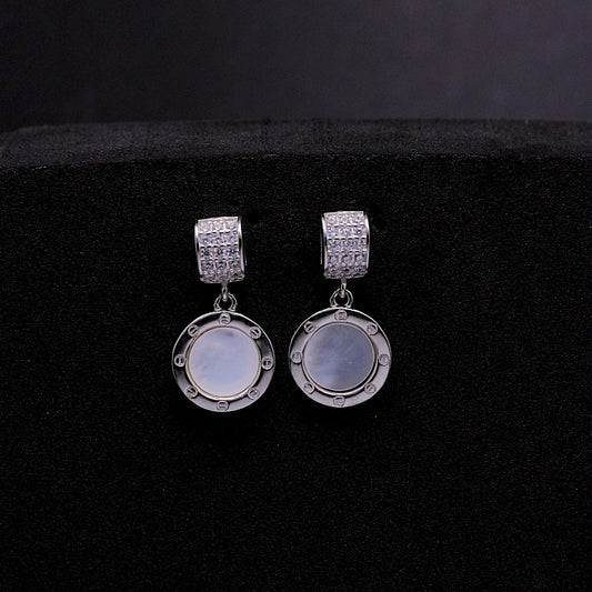 Silver Roman Earrings