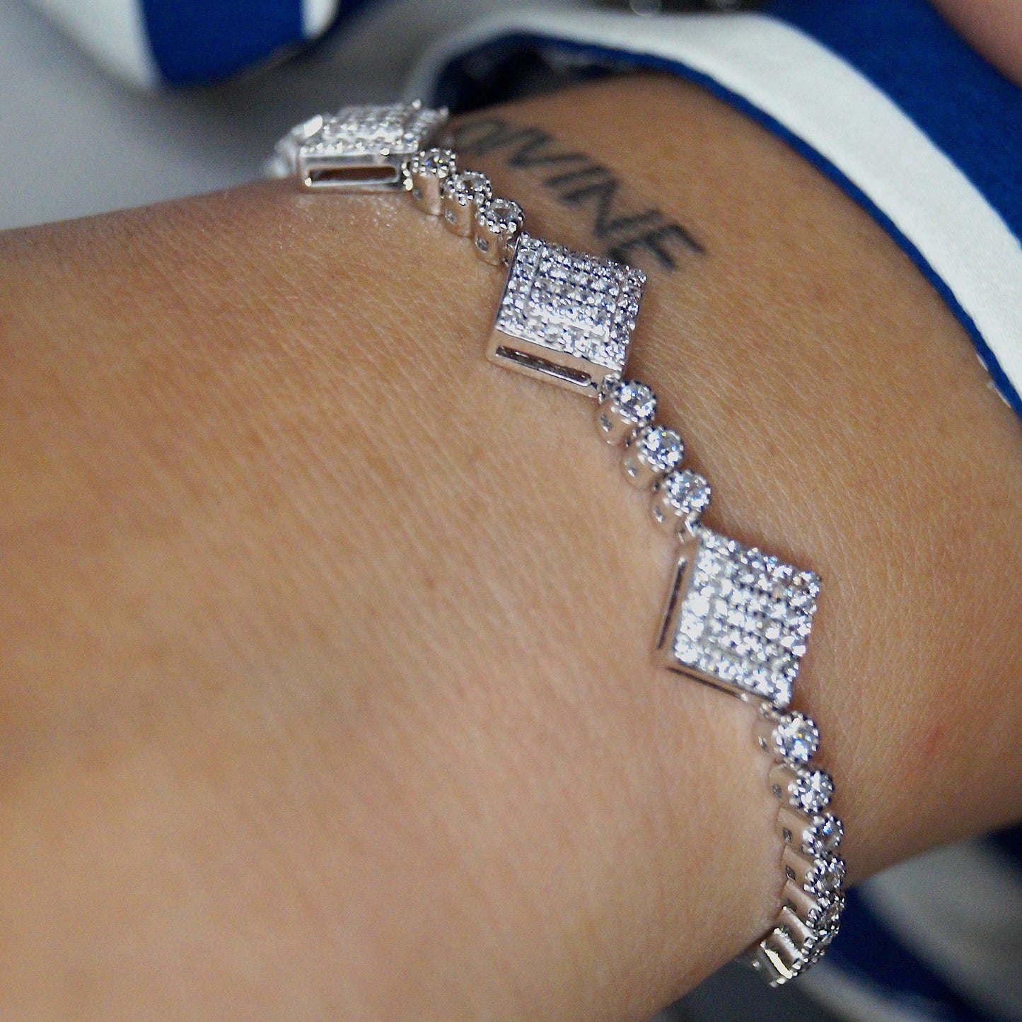 Silver Gea Adjustable Bracelet