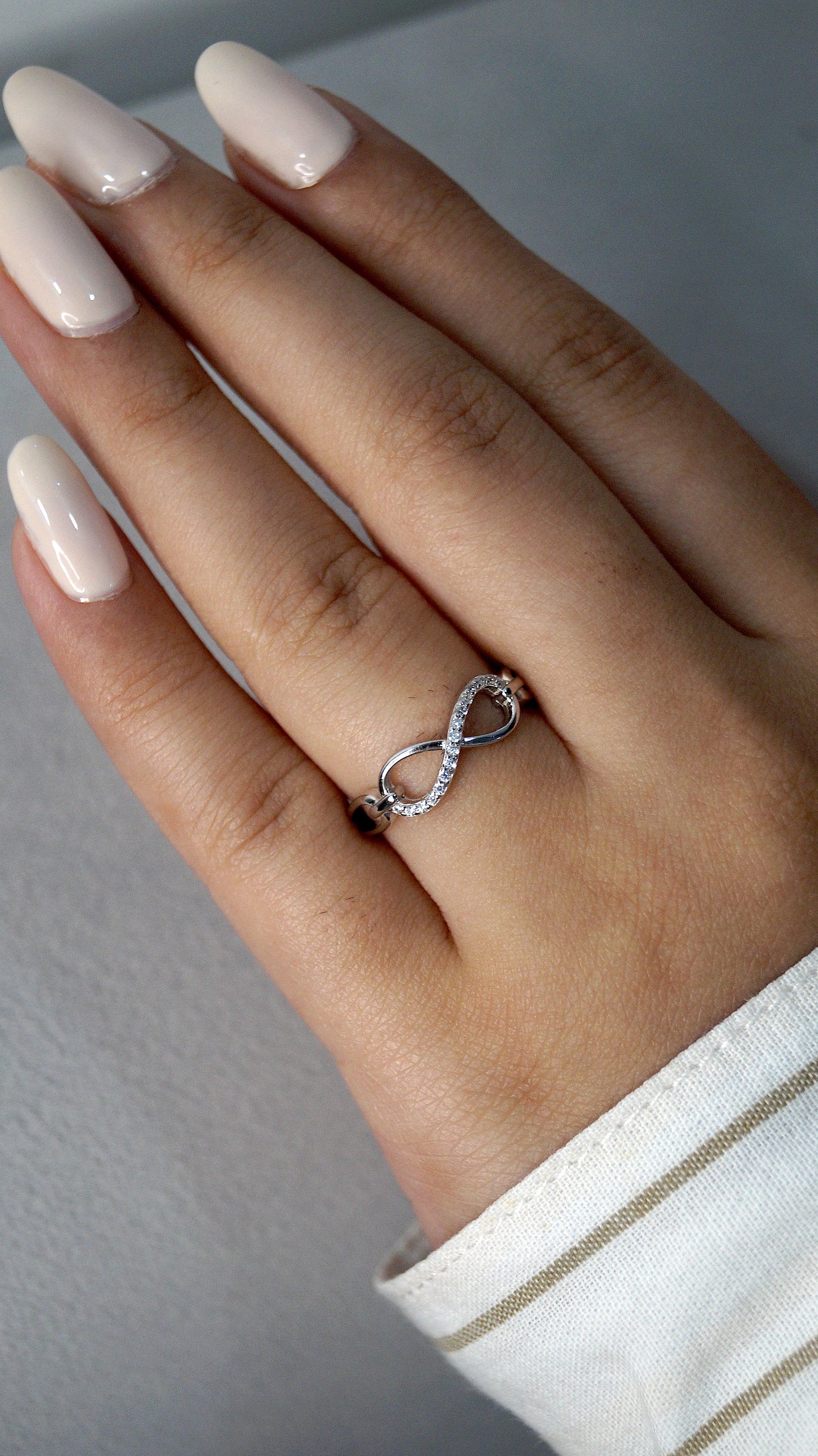 Silver Infinity Ring