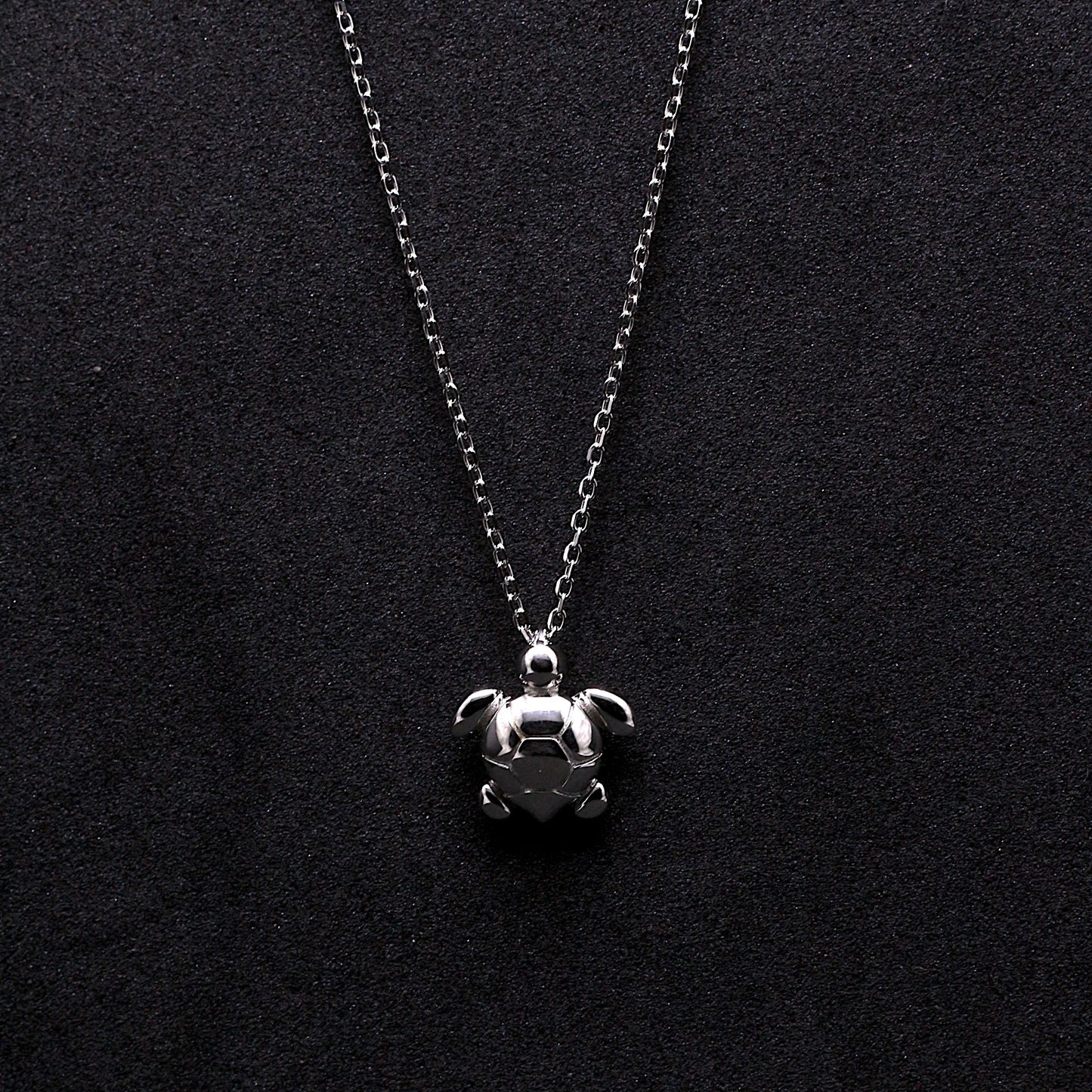 Silver Turtle Necklace