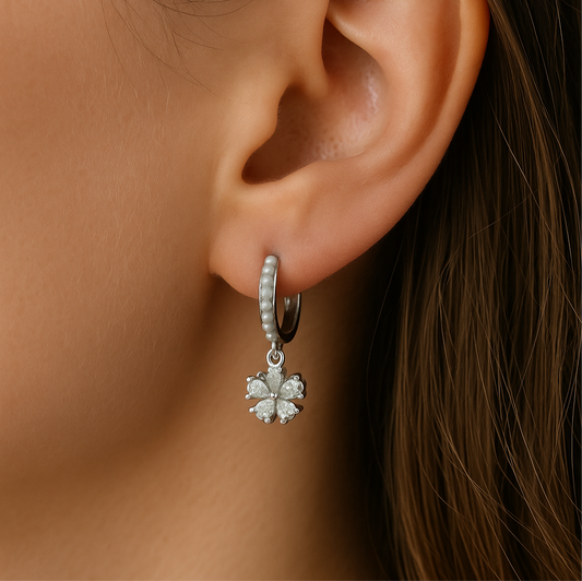 925 Sterling Silver June Earrings