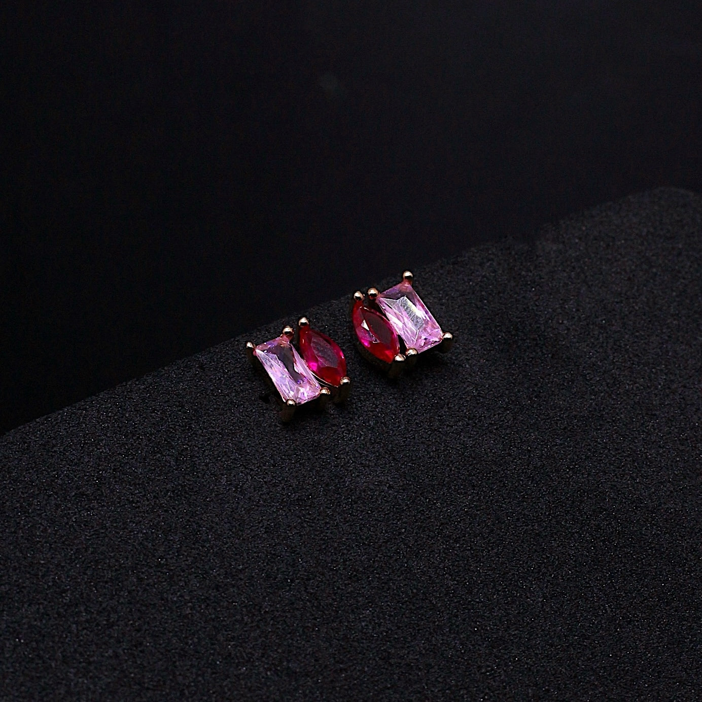 Pink Minimal Studs