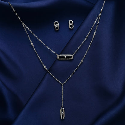 925 Sterling Silver Skylar Pendant Set