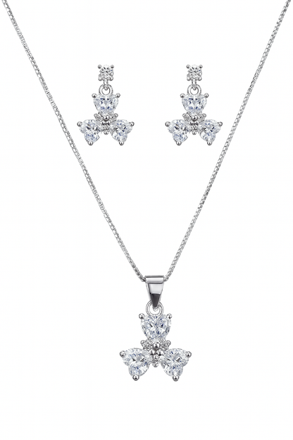 925 Sterling Silver Alana Pendant Set