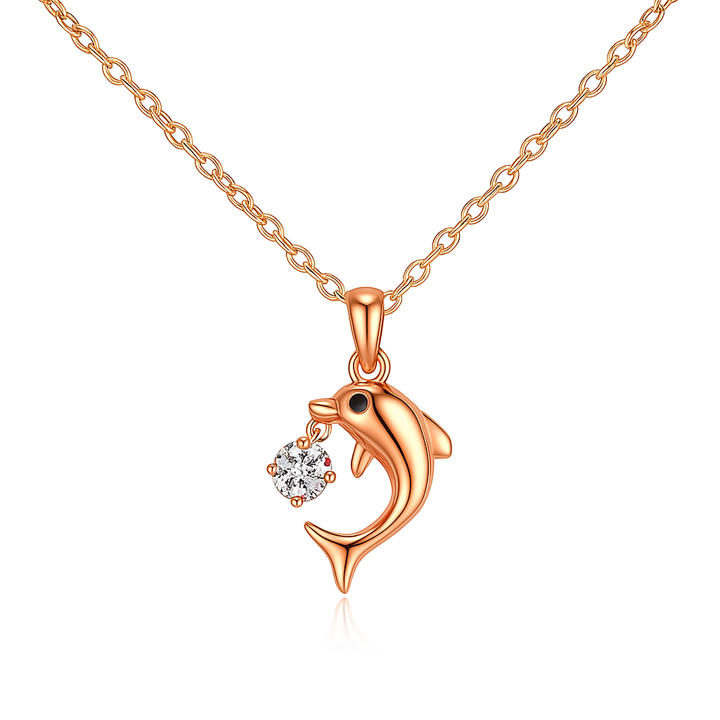 925 Sterling Silver Shark Necklace