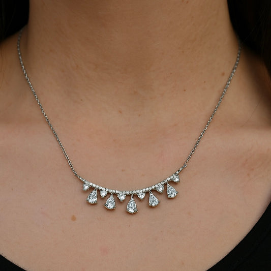 925 Sterling Silver Adhara Necy