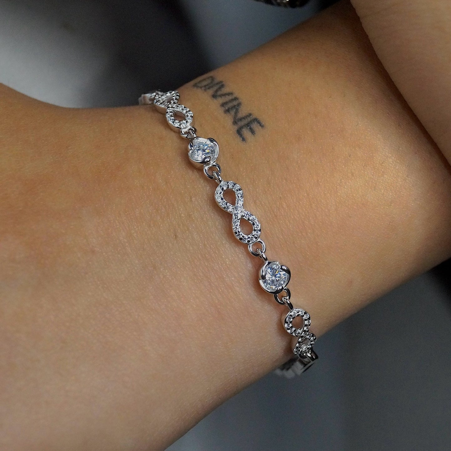 Silver Infinity Bracelet