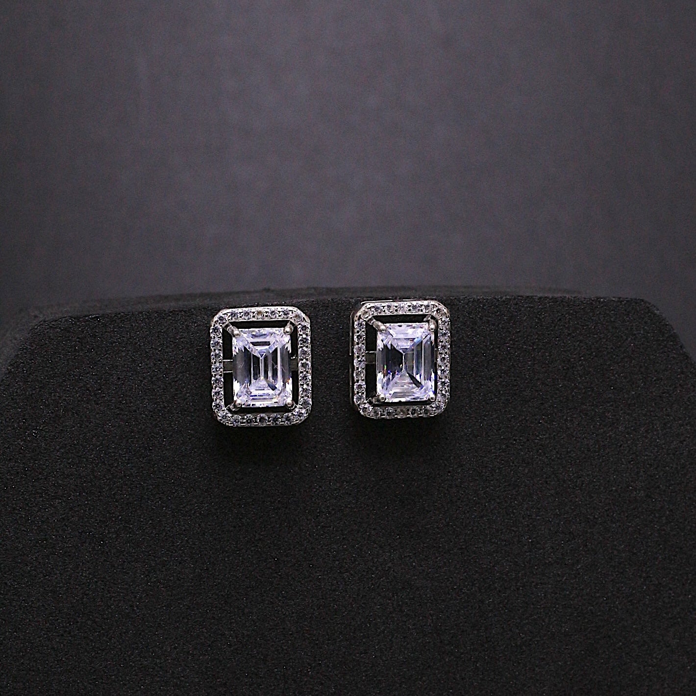 Silver Zia Earring