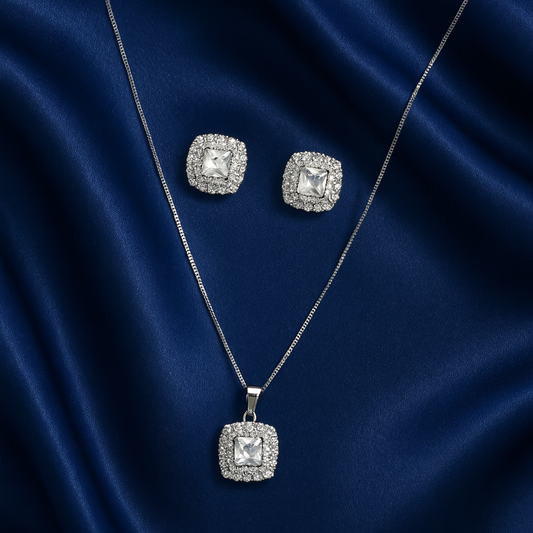 925 Sterling Silver Alana Pendant Set