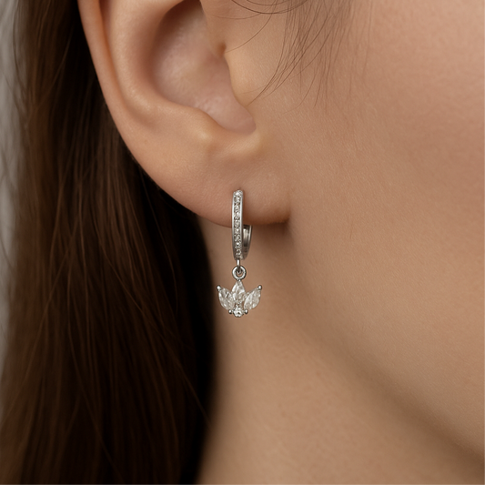 925 Sterling Silver Oakley Earrings
