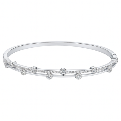 925 Sterling Silver Droplets Kada Bracelet