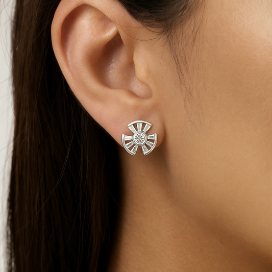 925 Sterling Silver Valerie Studs