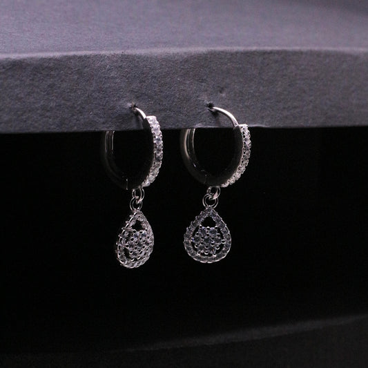 Silver Skylar Drop Earrings