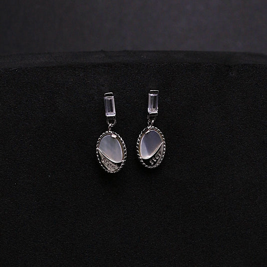 Silver Finn Earrings