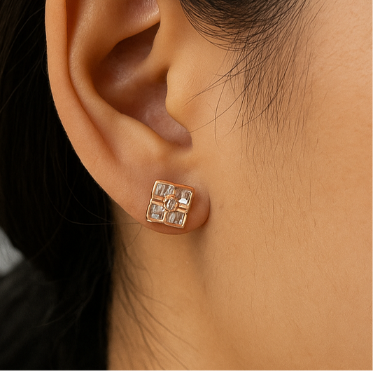 925 Sterling Silver Freya Studs
