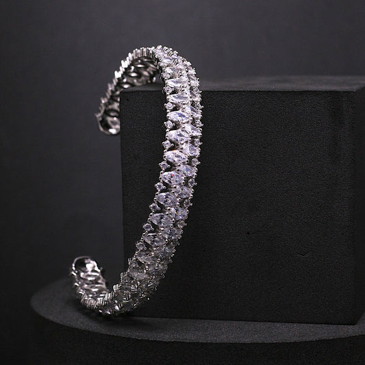 Silver Queen Kada Bracelet