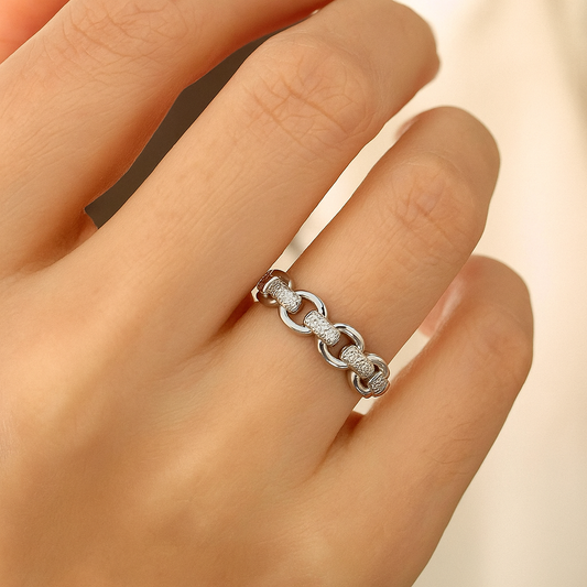925 Sterling Silver Ruby Ring