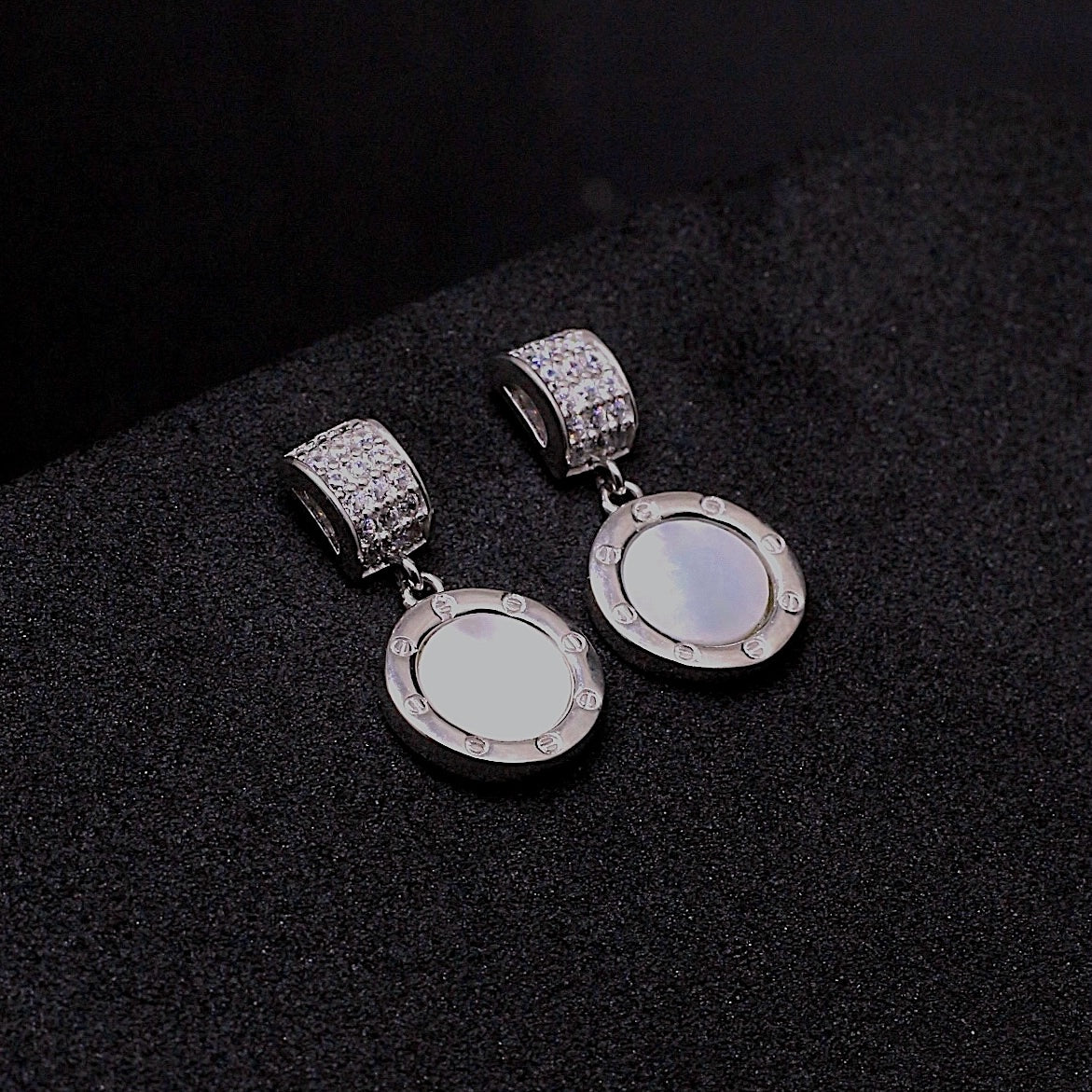 Silver Roman Earrings