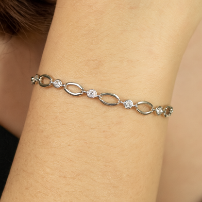 925 Sterling Silver Carmen Bracelet