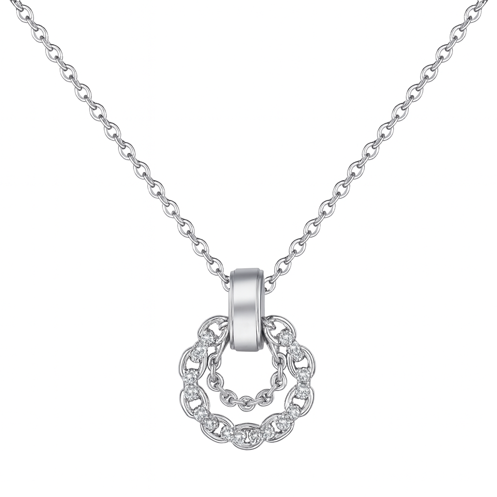 925 Sterling Silver Holly Necklace