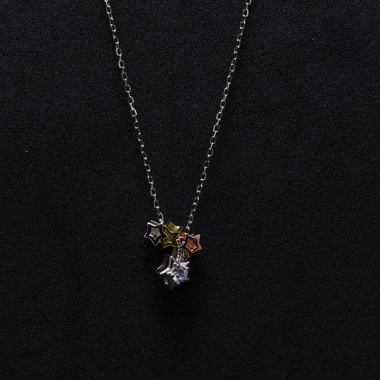 Silver Stars Necklace