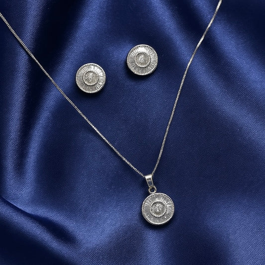 925 Sterling Silver Rylee Pendant Set