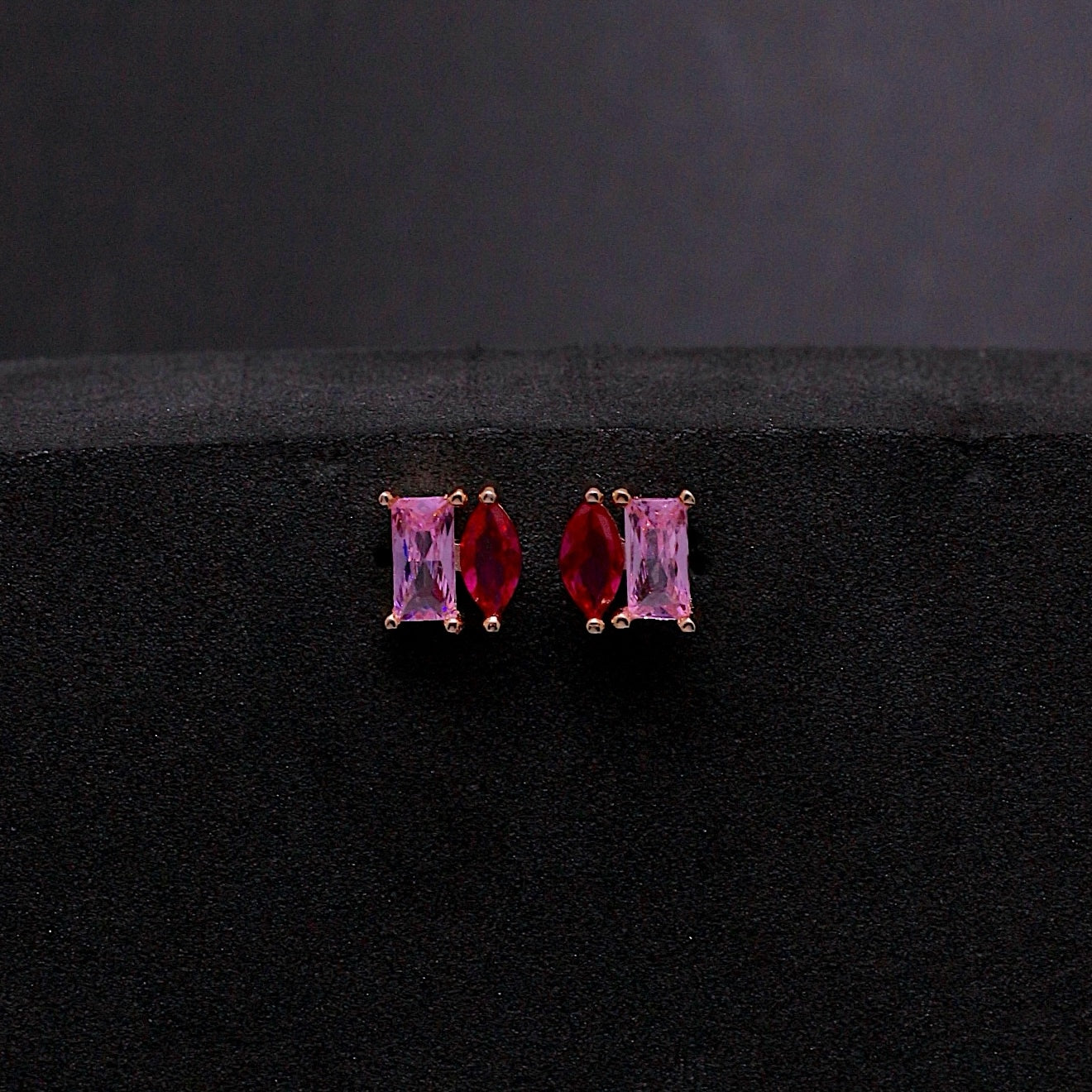 Pink Minimal Studs