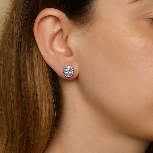 925 Sterling Silver Eva Studs