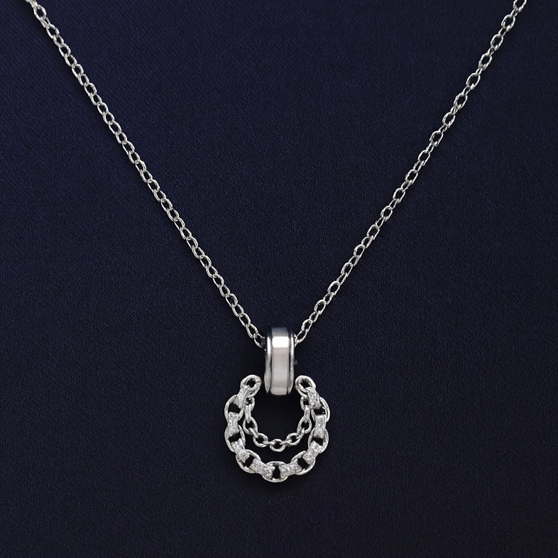 925 Sterling Silver Holly Necklace