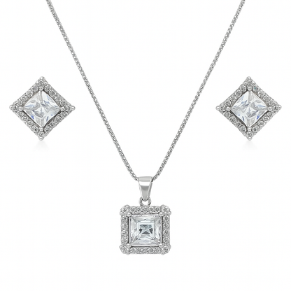 925 Sterling Silver Charlie Pendant Set