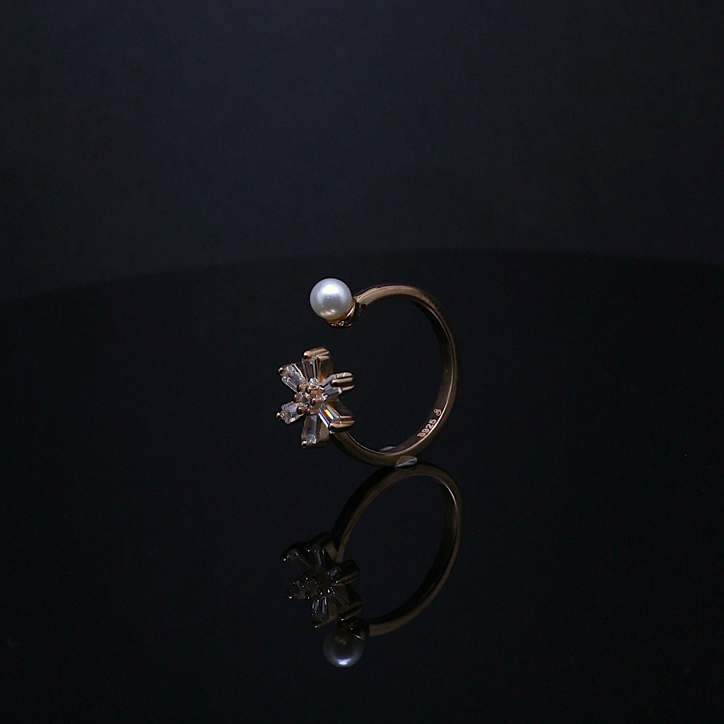 Flower Pearl Ring