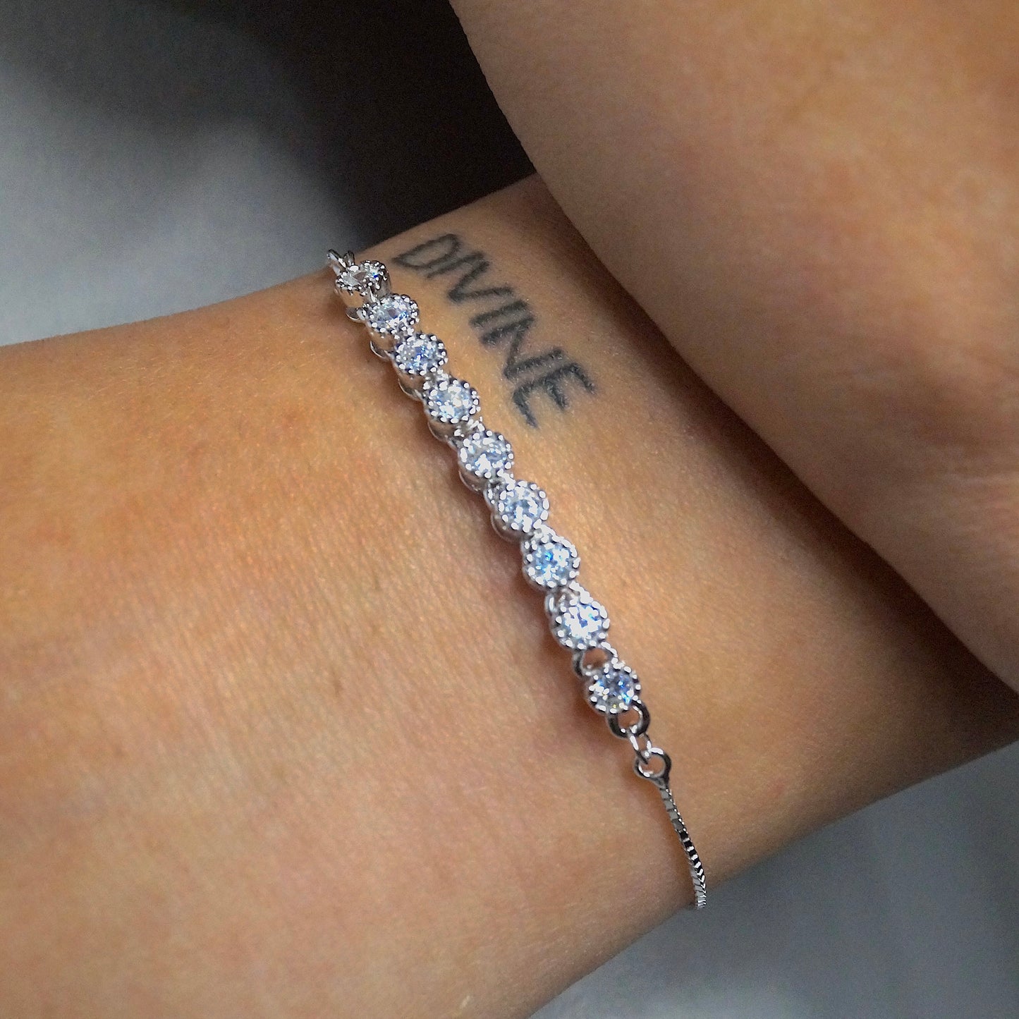 Silver Halo Bracelet