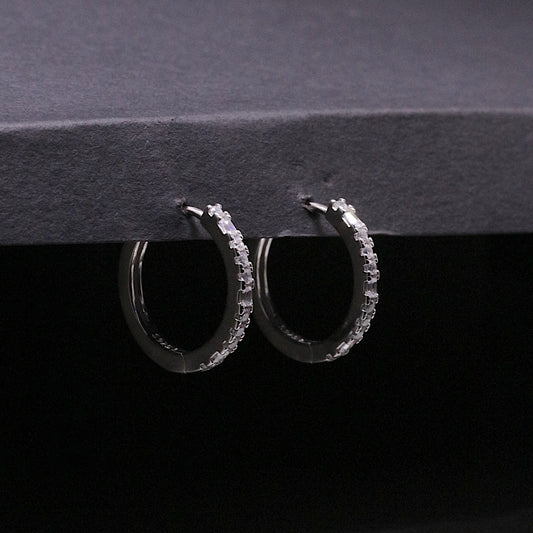 Silver Elena Hoops