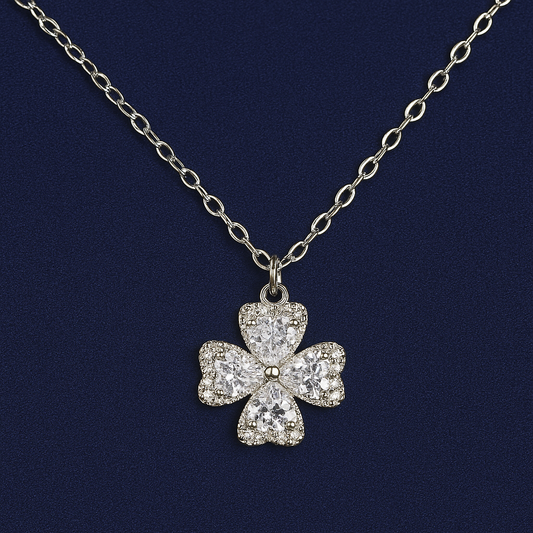 925 Sterling Silver Rotating Heart Necklace
